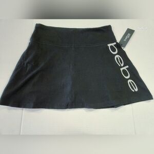 BeBe Sport Skort Style#BB1381A Black Womens L NWT